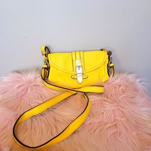 Chaps Yellow Crossbody